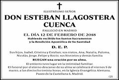 Esteban Llagostera Cuenca